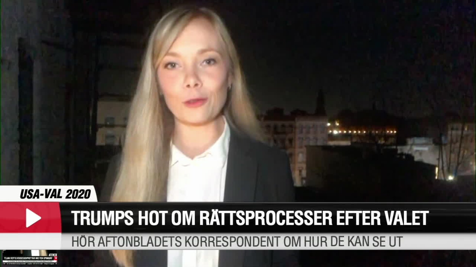 Hör Aftonbladets reporter om Trumps hot om rättsprocesser