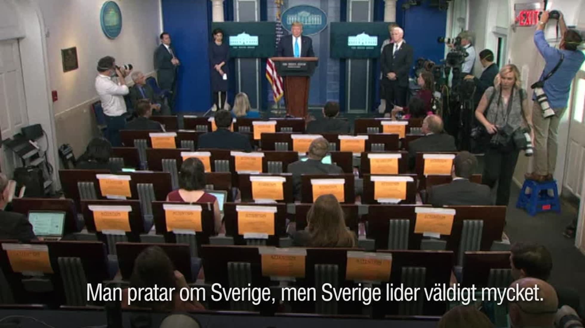 Tegnell om Trumps Sverige-påhopp: Svårt att förstå vad h...