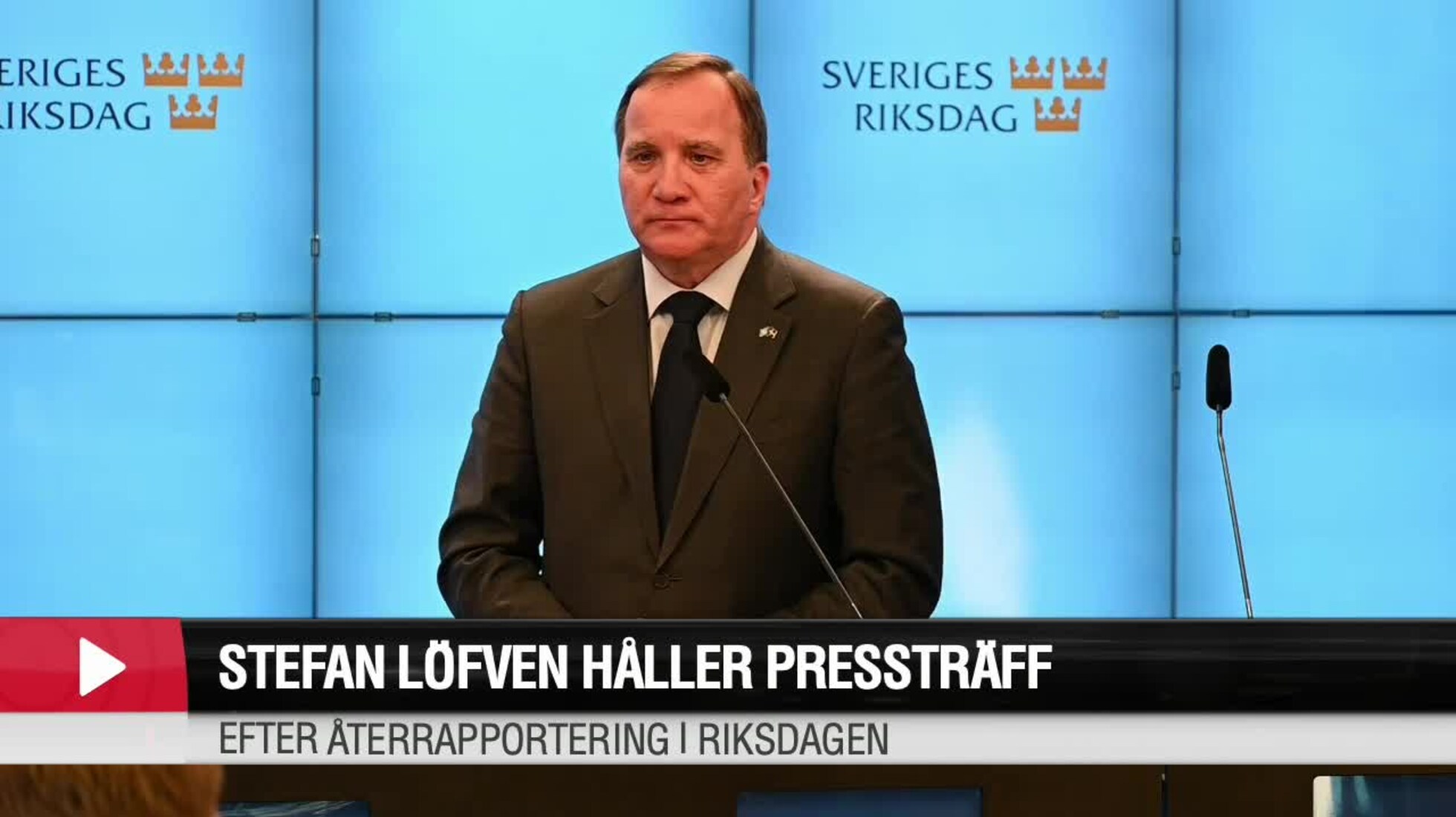 Stefan Löfven: "Trams"