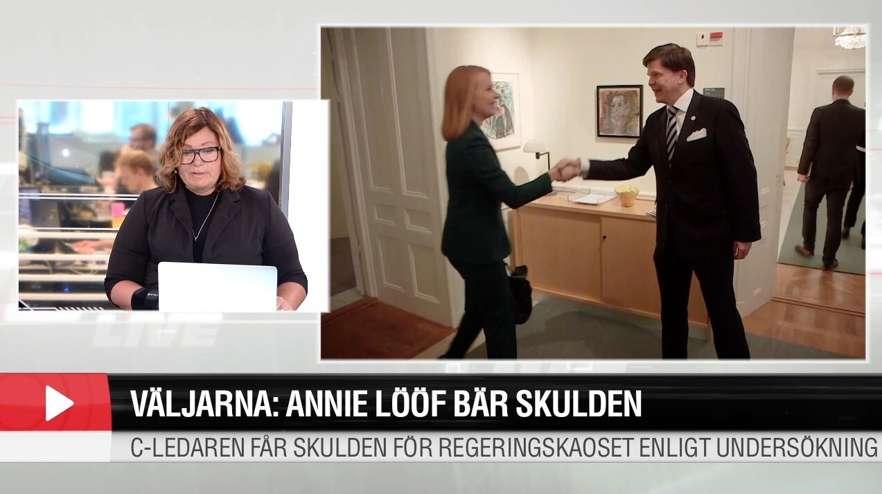 Väljarna: Annie Lööf bär skulden | Aftonbladet