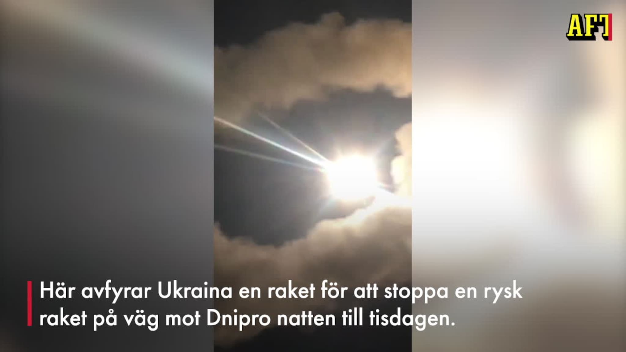 Se kollisionen i luften – när hundrade raketen skjuts ner