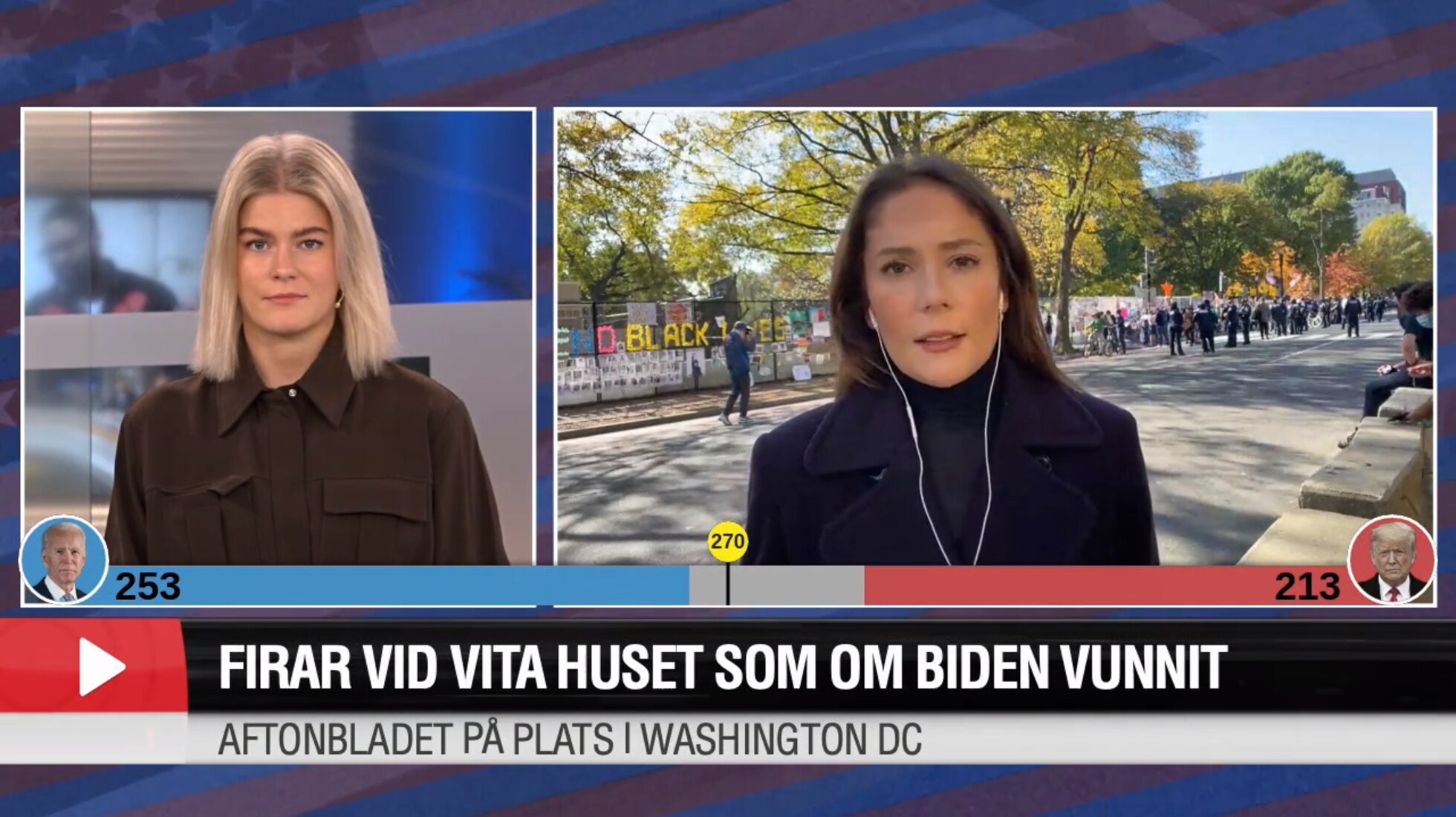 Firar Biden utanför Vita huset – trots att inget är färd...