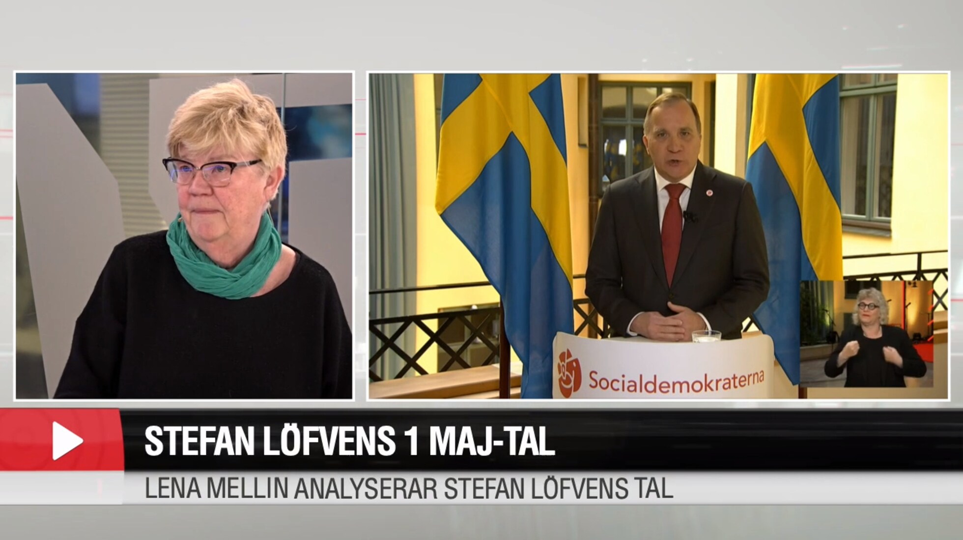 Lena Mellin om Löfvens tal: ”Mycket passion gällande job...