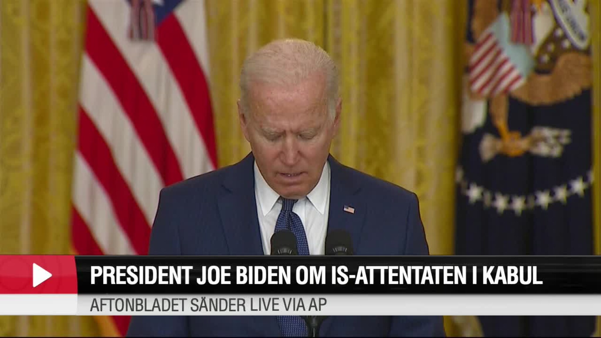 Efter IS-attacken: Joe Biden försvarar reträtten