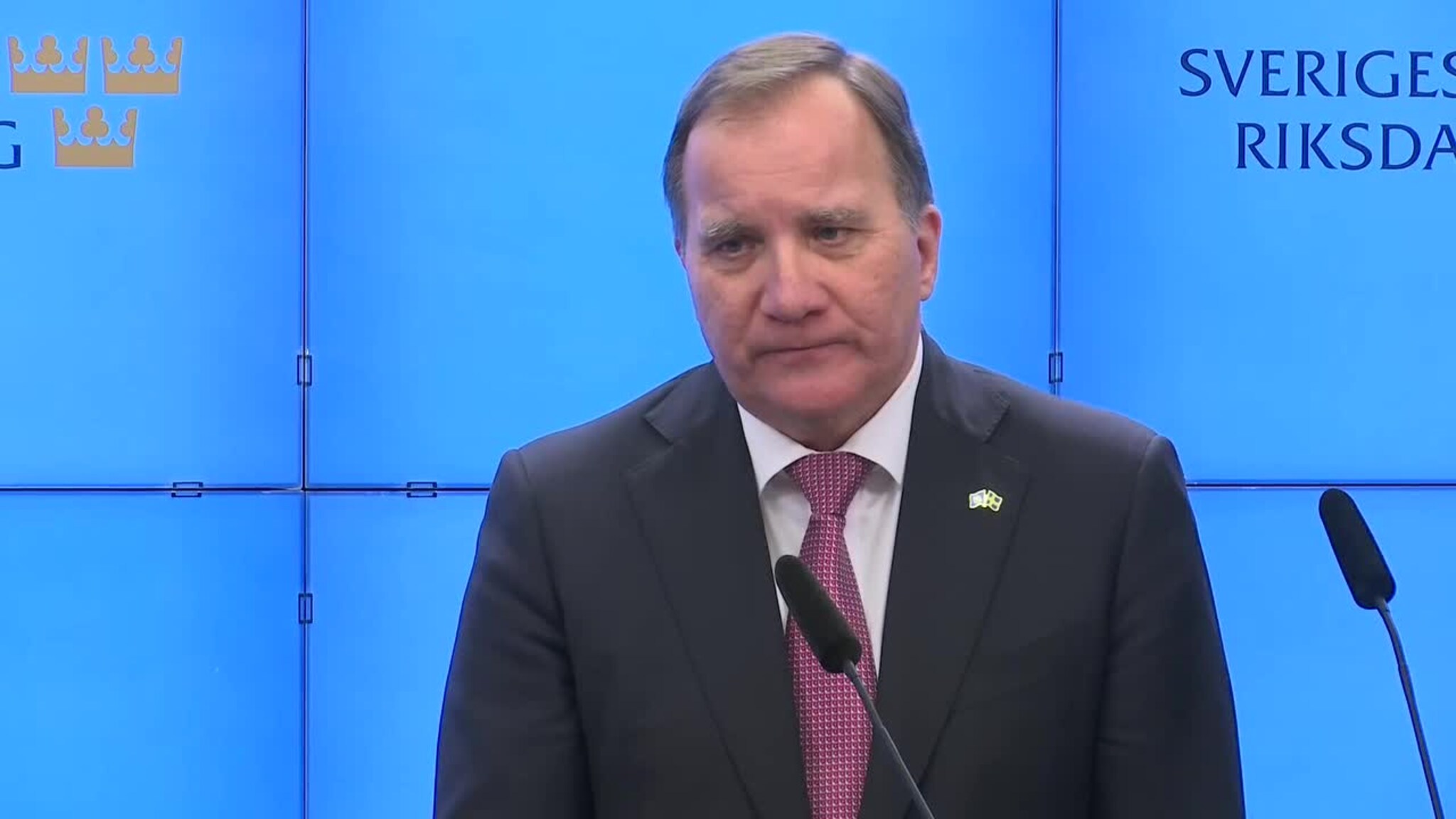 Här surnar Stefan Löfven till: "Du får ursäkta"