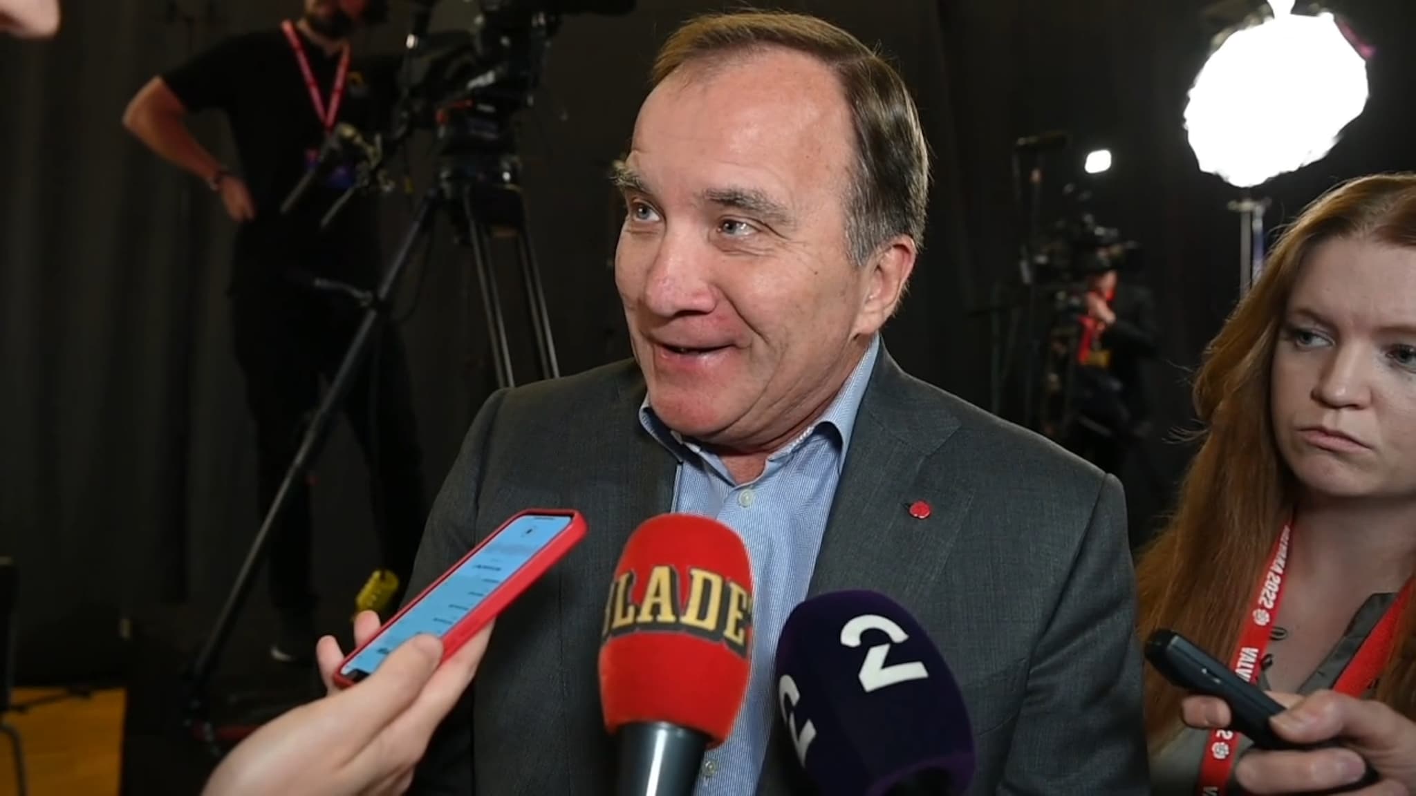 Hör Stefan Löfven om SVT:s undersökning: ”Bra med en ökn...