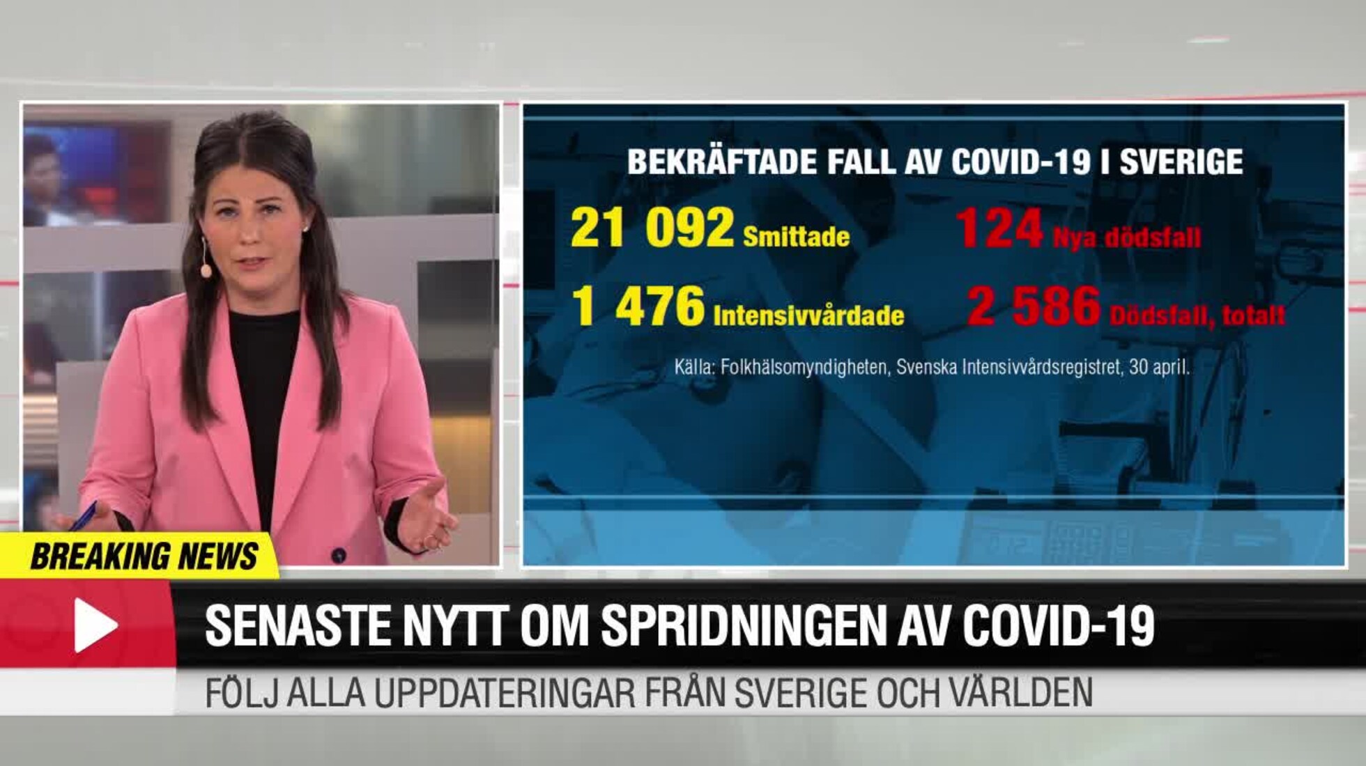 Hör senaste nytt om spridningen av covid-19