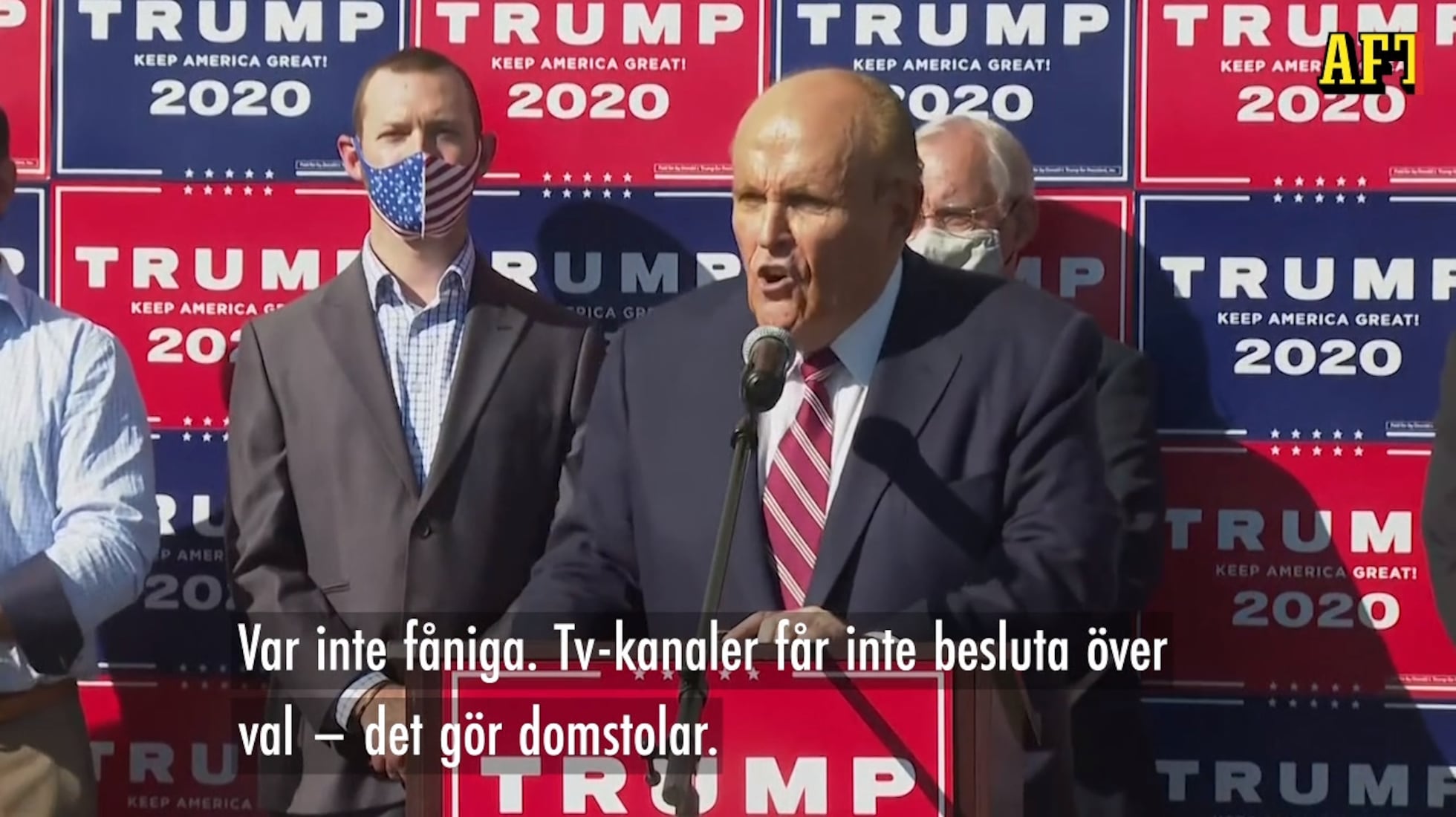 Trumps team: Tv-kanaler beslutar inte över val