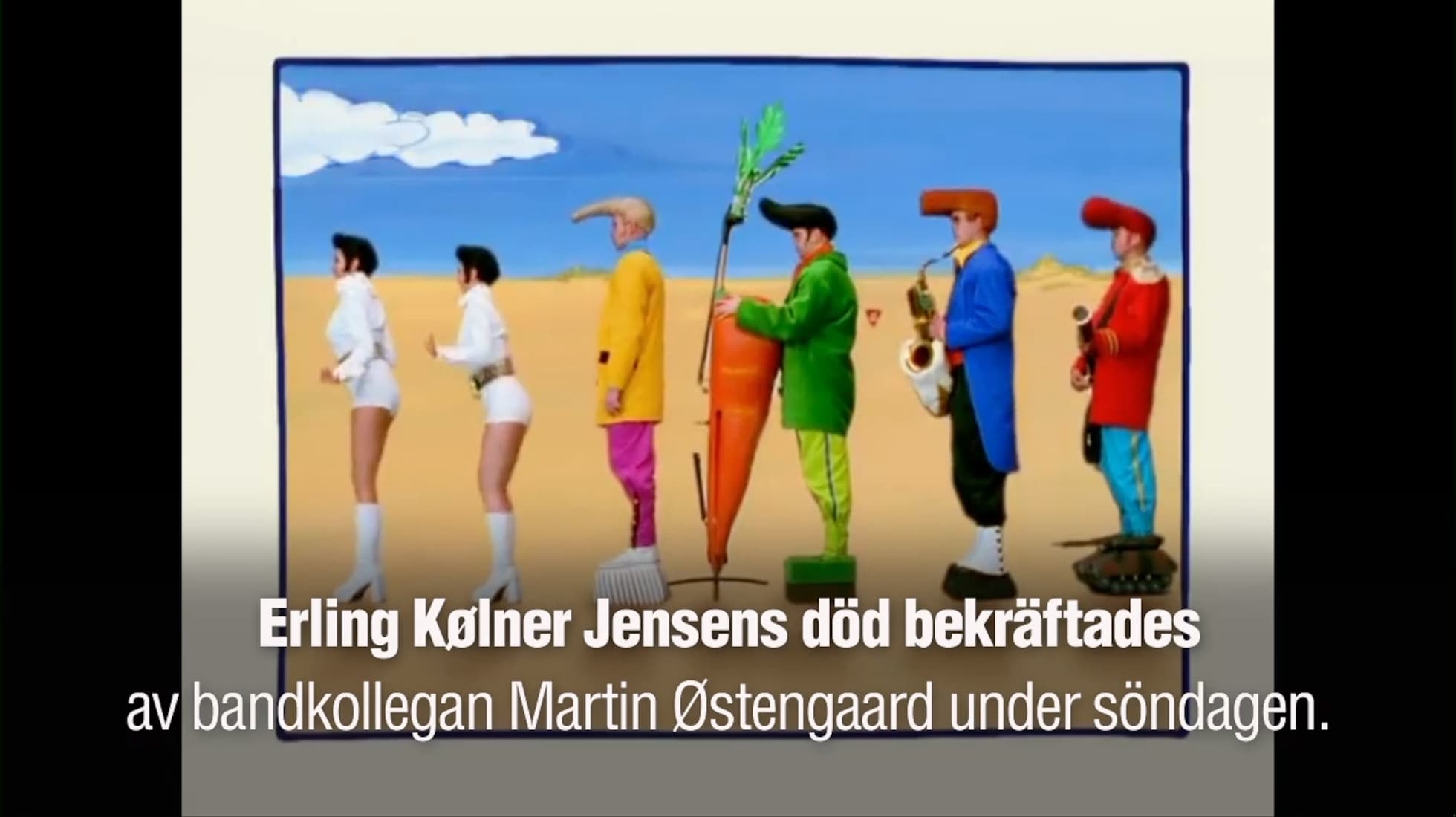 Erling Kølner Jensen i Cartoons död