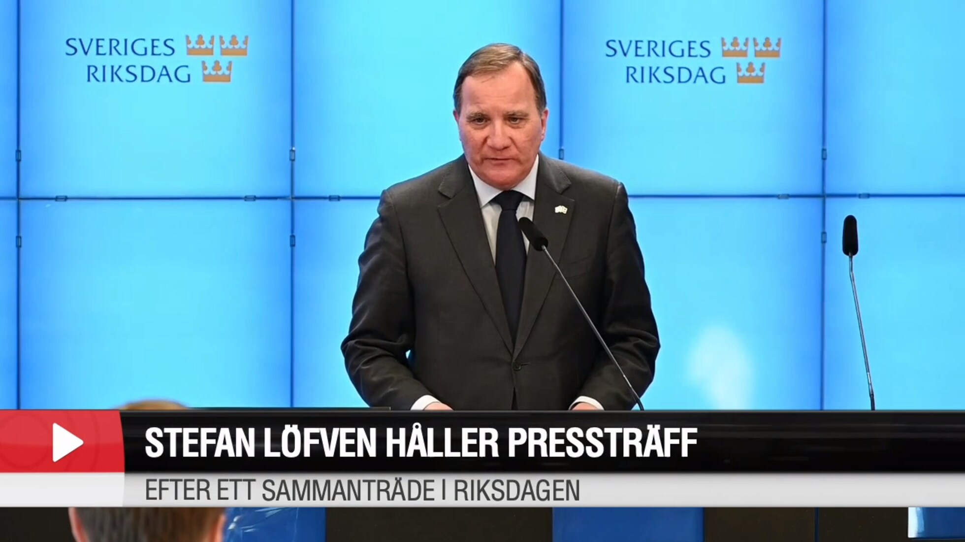 Stefan Löfven: Det finns inga centrallager