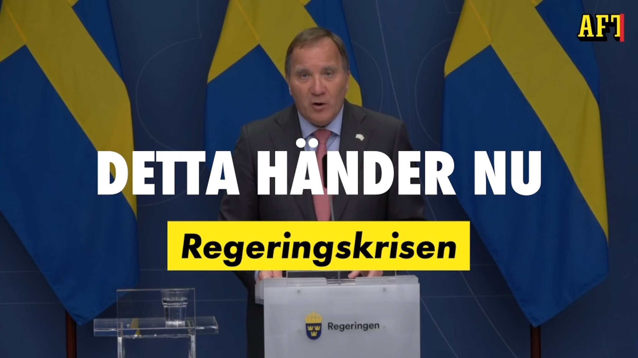 Regeringskris och talmansrundor detta händer nu