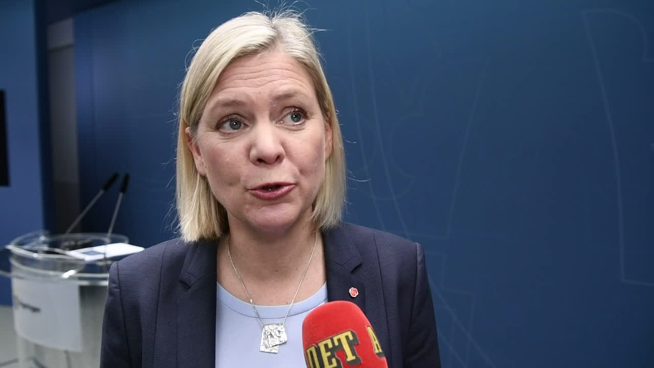 Magdalena Andersson (S) Kommenterar Kraven Från V | Aftonbladet