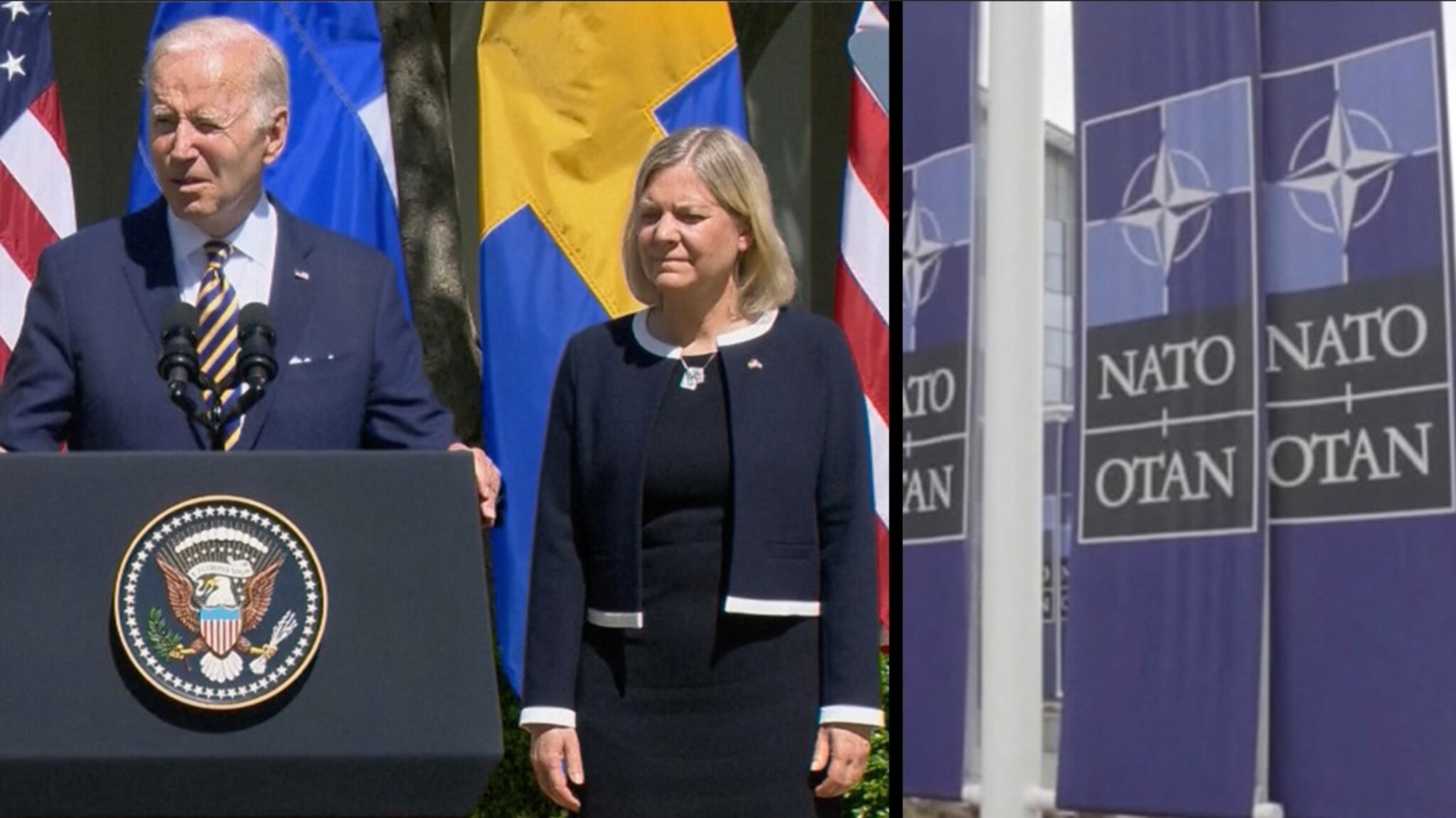 Joe Biden: "Sverige och Finland gör Nato starkare"