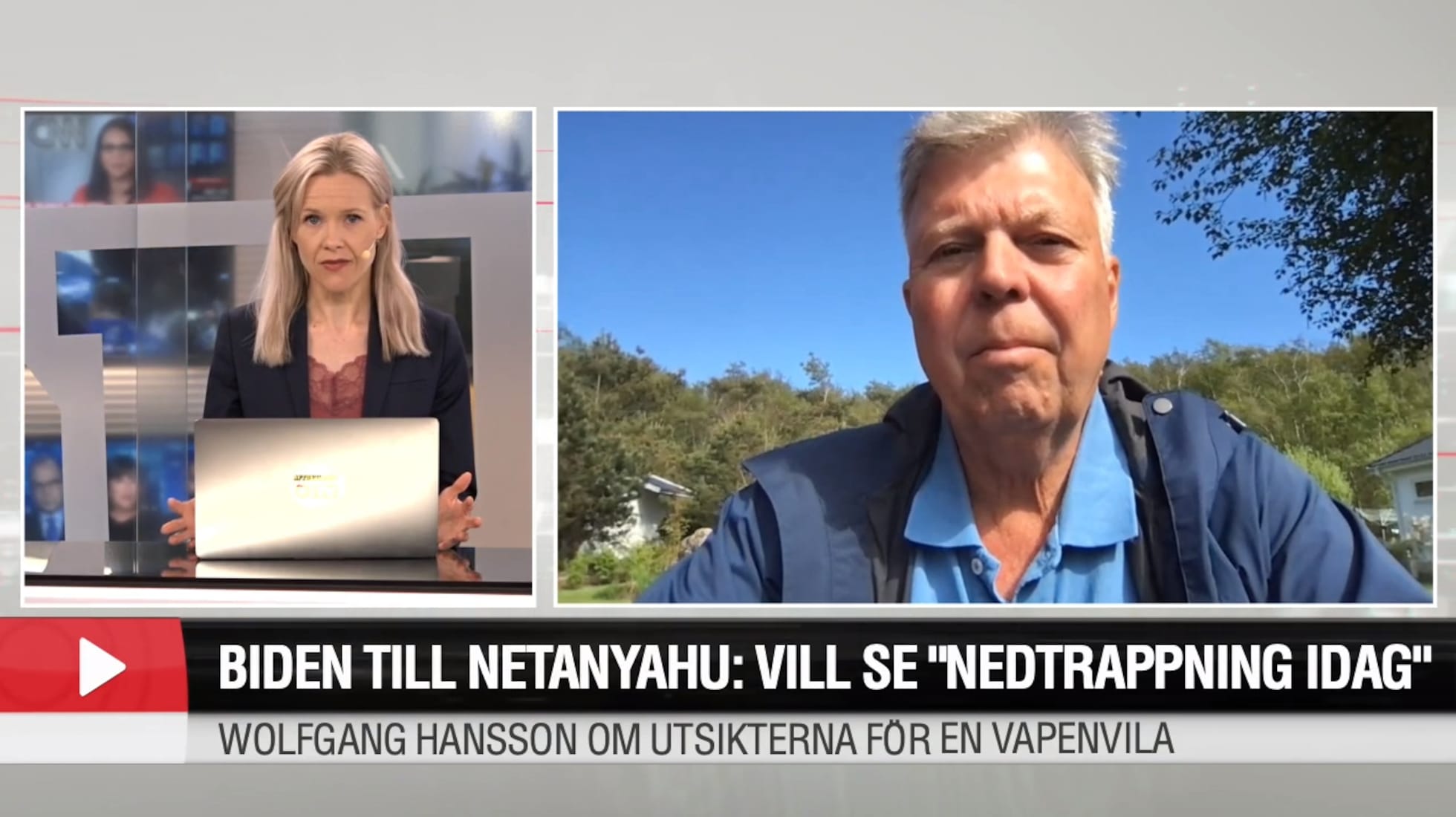 Joe Biden pressar Israel: "Nära en sannolik vapenvila"