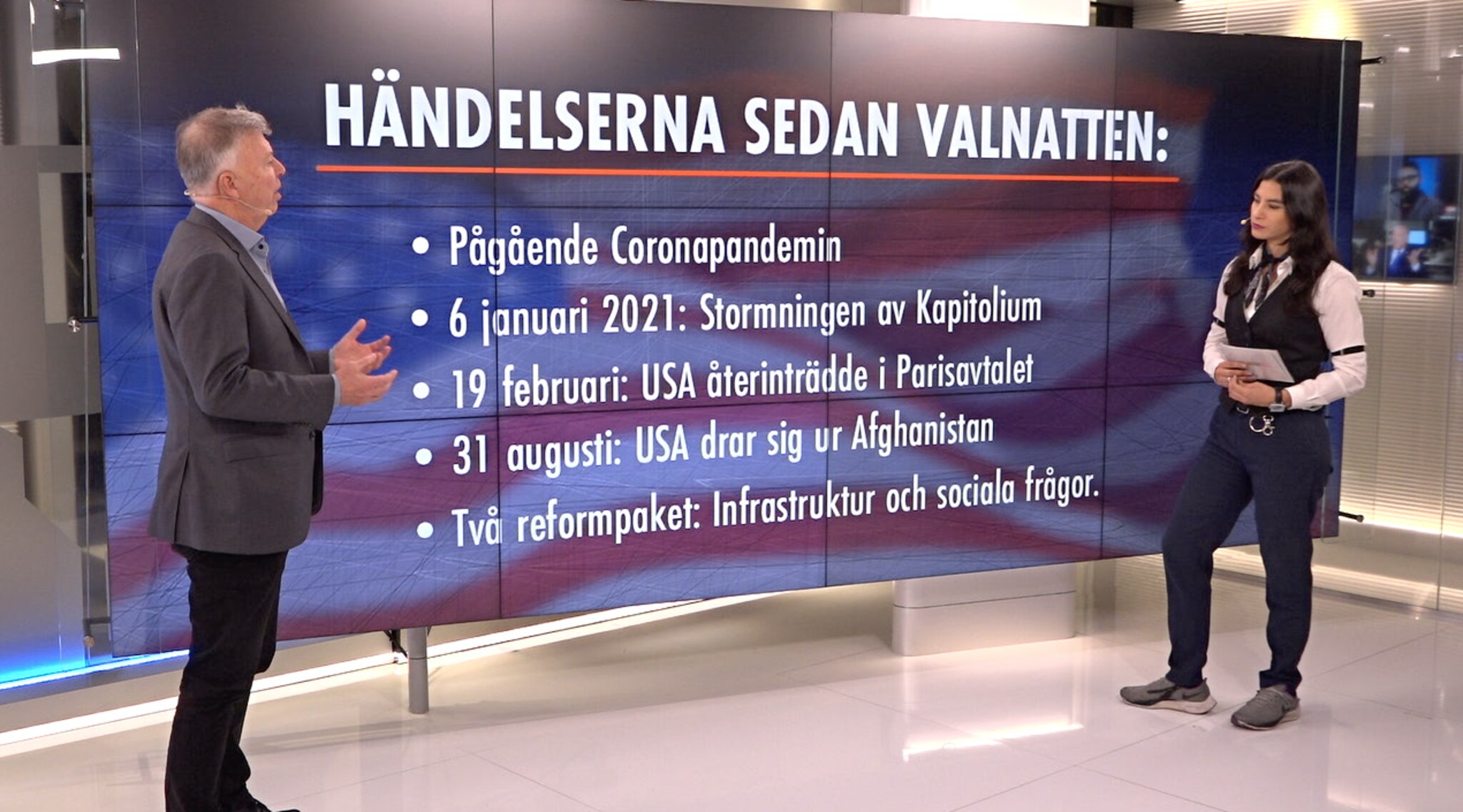 Genomgång: Ett år sedan valet – Bidens 2021 har präglats...