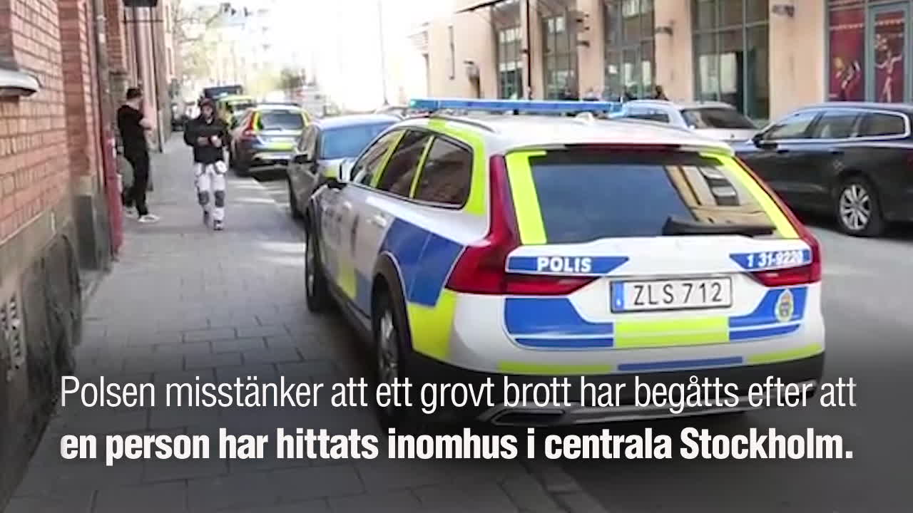 Polisen Misstänker Grovt Brott I Stockholm. | Aftonbladet