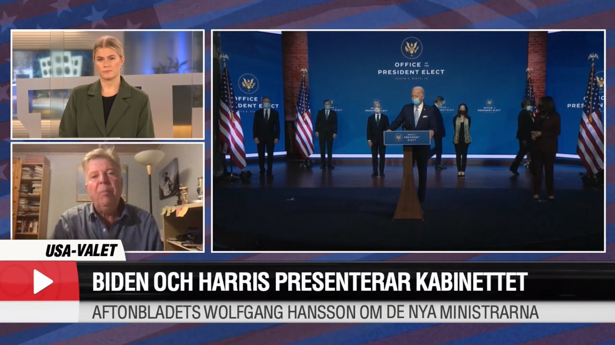 De ska leda USA ihop med Biden