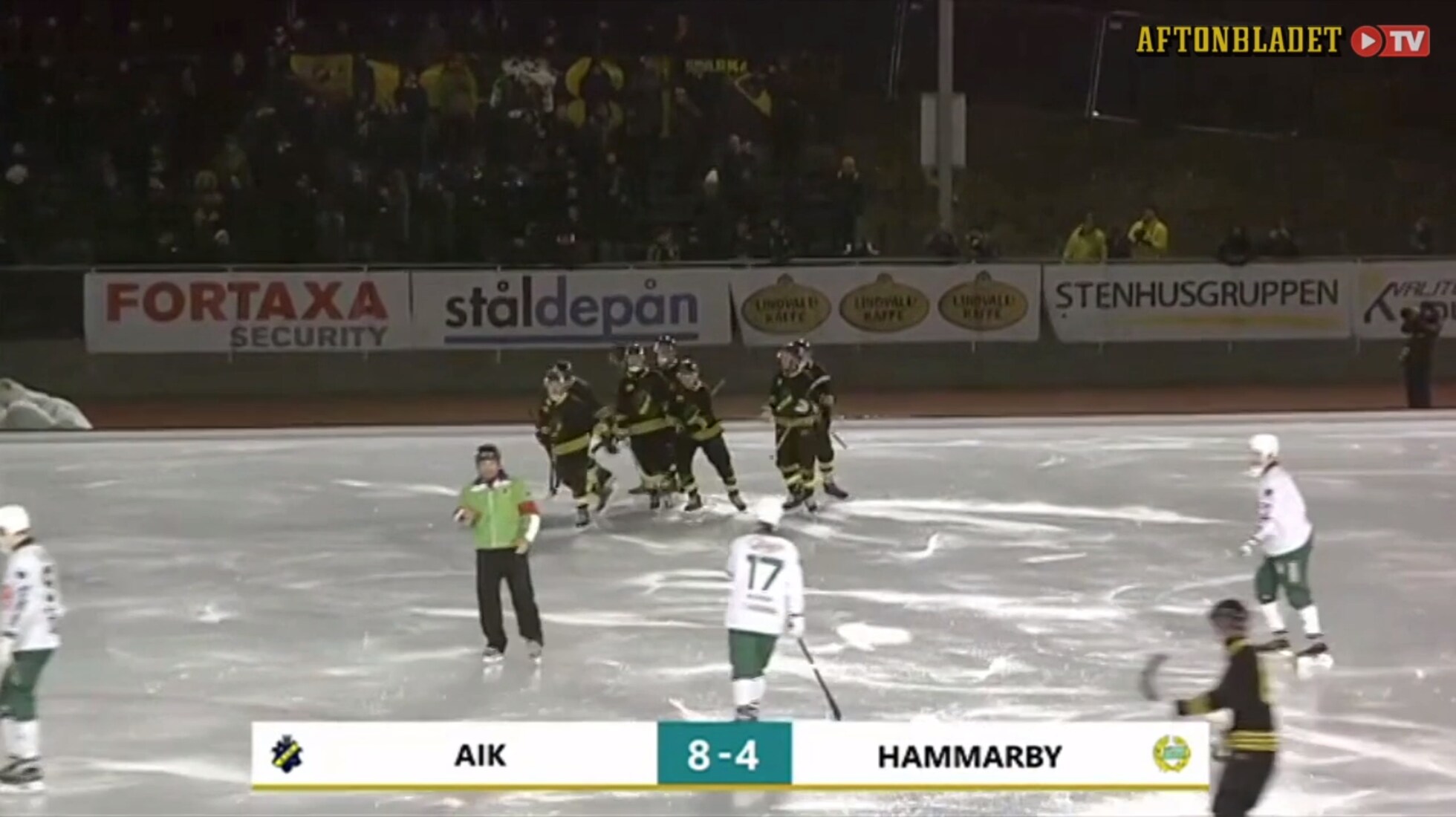 Aik Bandy Slog Hammarby Vidare Till Kvartsfinal