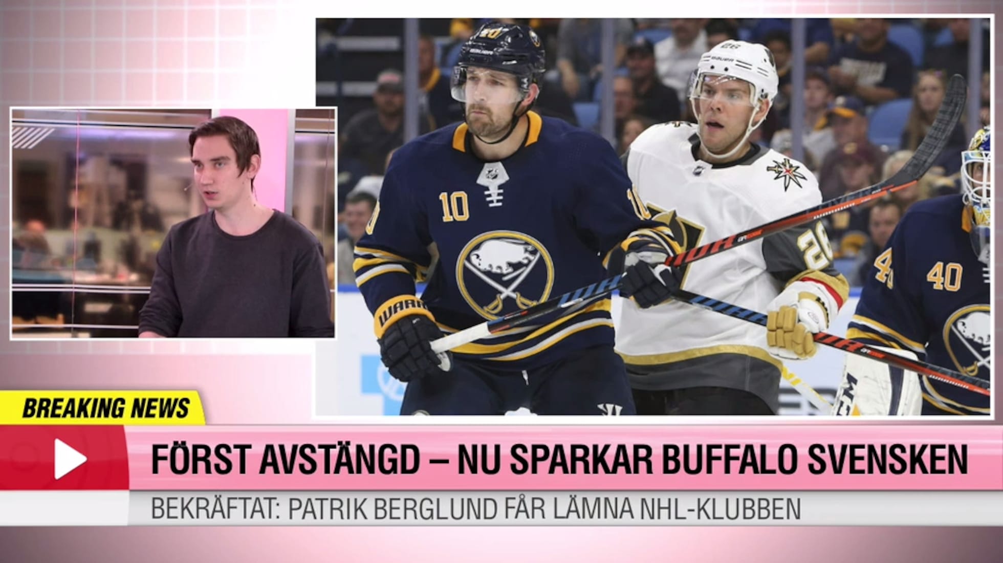 Patrik Berglund Om Uppbrottet Fran Buffalo Aftonbladet